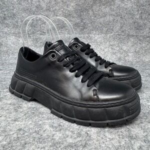 Viron 2005 Mens Sneakers Size 38 Black Corn Low Top Plant Based Recycled Shoes